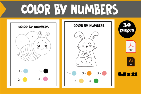 30 Color by Numbers Coloring Book: A Versatile Resource for Creators and Educators