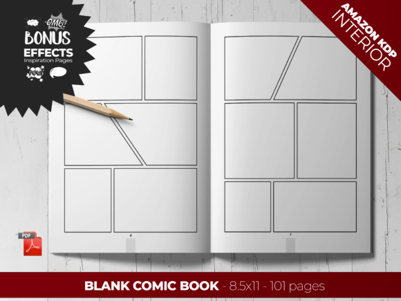 Evaluating the Blank Comic Book - KDP Interior for Creative Projects and Gifting
