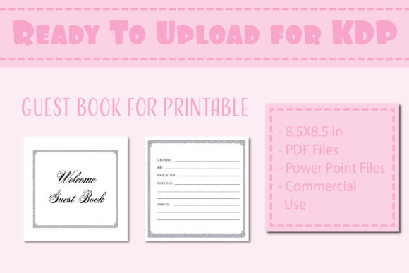 Guest Book for KDP Interior: Ready-to-Use Layout