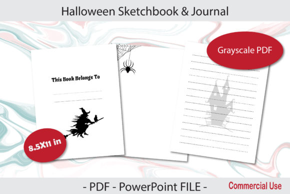 Halloween Sketchbook and Journal for KDP: Navigating Interior Specifications for Professional Results