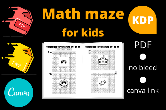Integrating Math Maze for Kids Activity Book Assets into Your Publishing Workflow