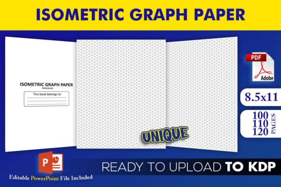 Isometric Graph Paper Book KDP Interior: A Complete Resource for Low-Content Publishers