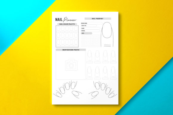 Nail Planner PDF Template: Streamlining Business Organization and KDP Publishing